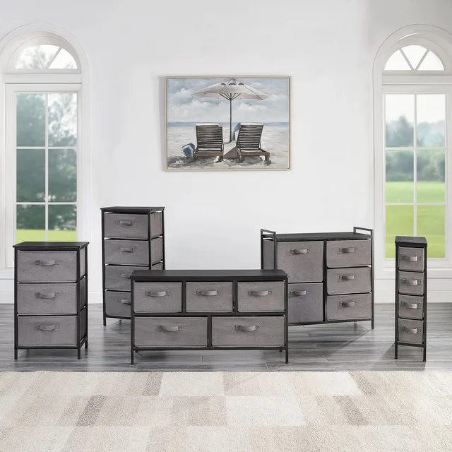 Storage shelf with 5 drawers，storage cabinet