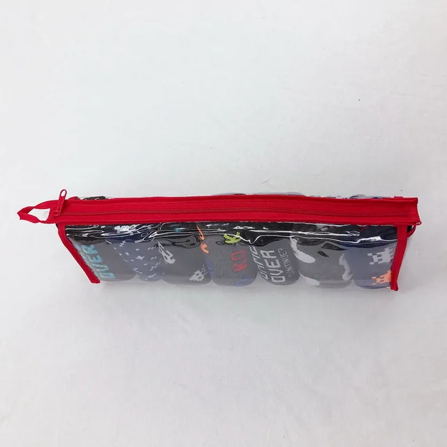 7pk boy jacquard sock within plastic zipper bag