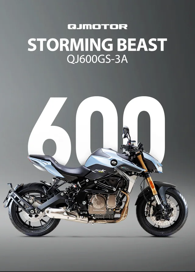 QJMOTOR 2021 model QJ600GS-3A EEC EURO-V EURO-5 600CC 4-Cylinder GAS POWER RACING MOTORCYCLE