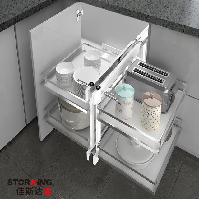 Kitchen Magic corner basket，Basket ， kitchen basket ， cabinet functional hardware accessories