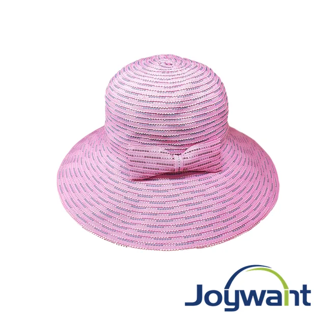 Packable ribbon hat