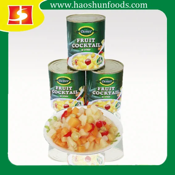 #1Canned fruit cocktail
