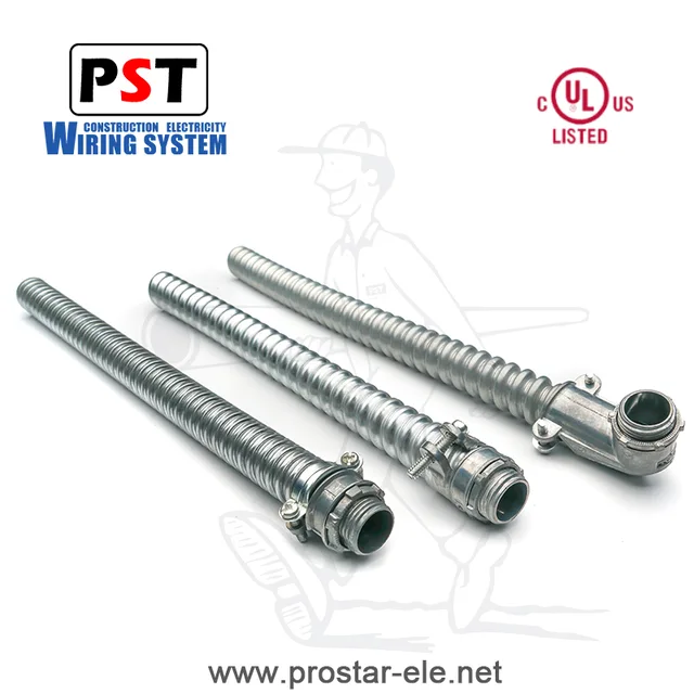 Galvanized Flexible Conduit/Squeeze connector/Flexible Conduit/straight Flexible connector/Box Connector