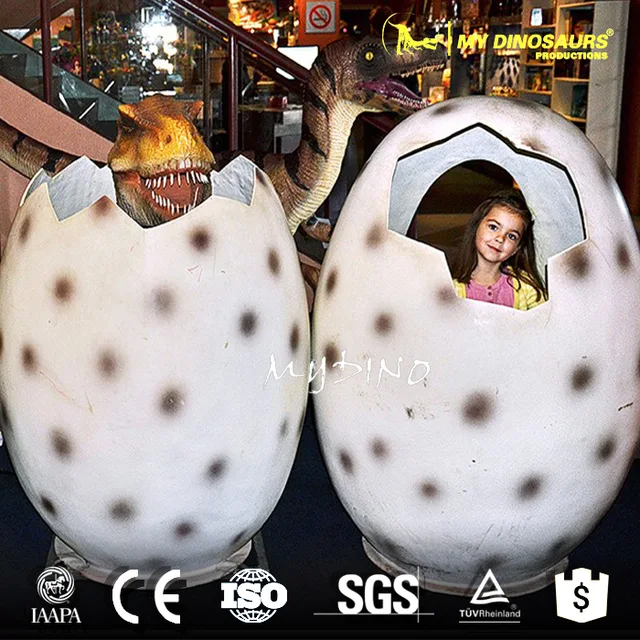 Animatronic dinosaur egg