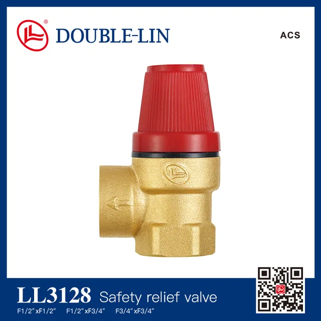Brass safety relief valve