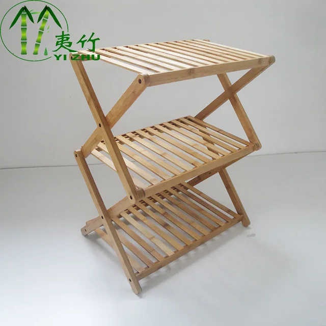 3-4 layers Bamboo Shoe Rack