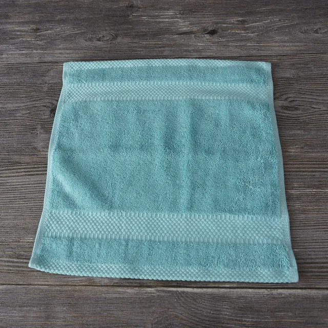 Wholesale Cheap Dobby Fancy Blue Small Terry Face Towel
