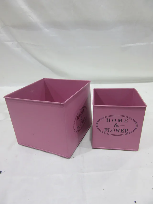 Meatl basket Custom-made wholesale wicker gift packaging handmade storage Christmas Flower bucket