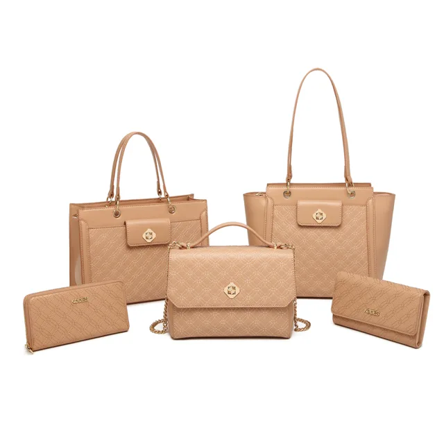 High quality PU hand bag & wallet for women rhombus quilting characteristic embroidery handbag office bag trendy fashion ladies PU bag & purse