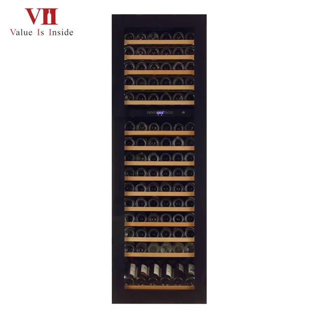 VCC120D V++ Fully integrated Dual Zone Wine Cabinet