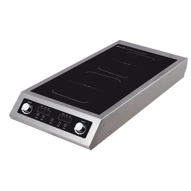 Double Hob Commercial Induction Cooker