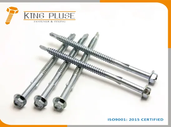 Hex Washer Head Self-Drilling Screw – with Wing-up & EPDM washer