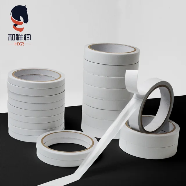 Double Sided Tissue Tape with Solvent-based Acrylic Adhesive
