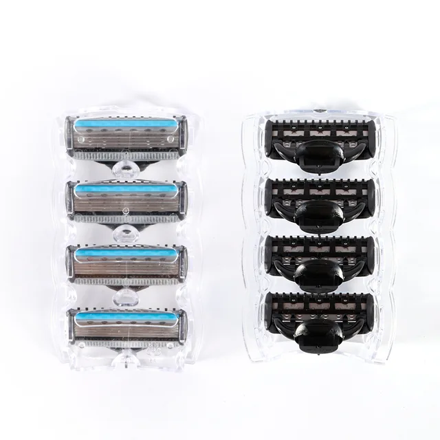 5 Blade razor head with trimmer