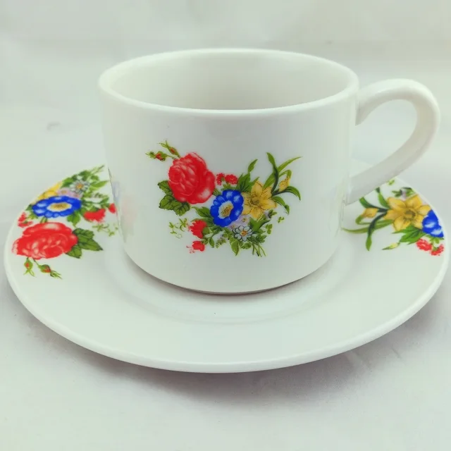 Porcelain Mugs & Saucers