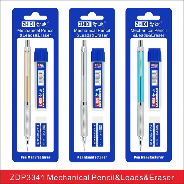 Mechanical Pencil+lead+eraser