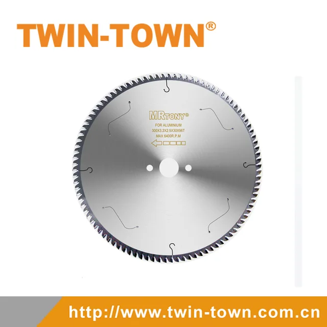TCT Saw Blades for Cutting Non-Ferrous Metal, Aluminium & Plastic