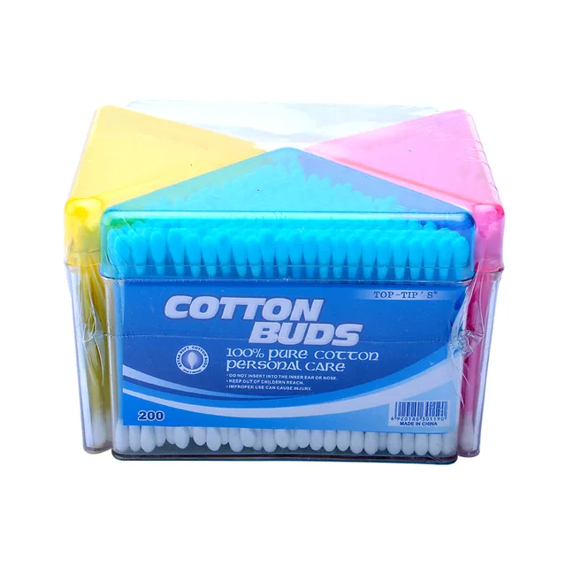 Plastic cotton buds in PS box