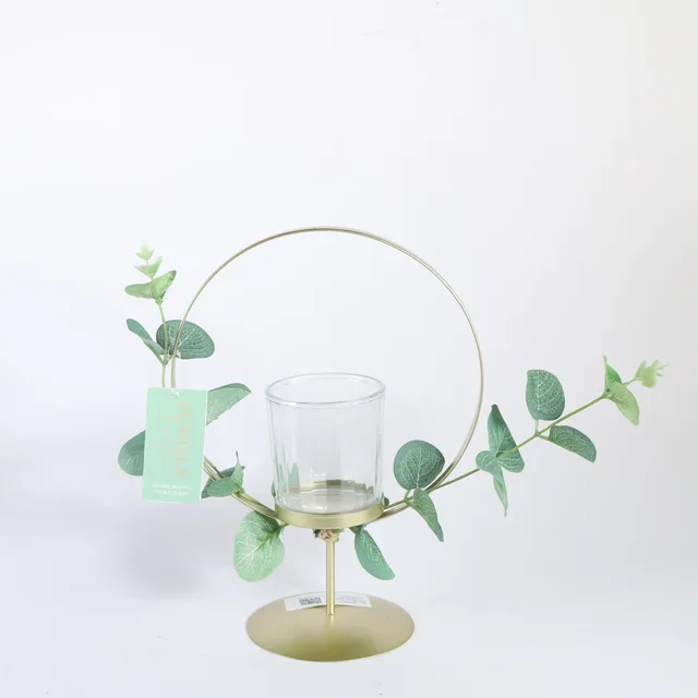 Iron Candle Holder
