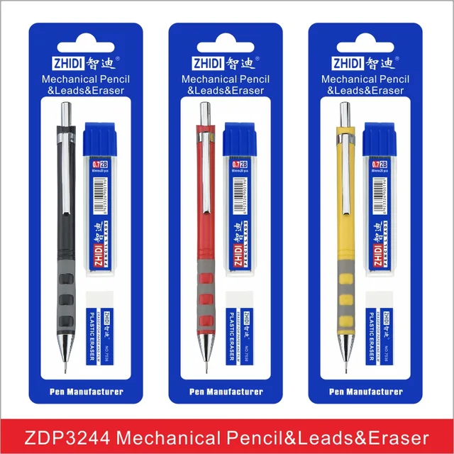 Mechanical Pencil+lead+eraser