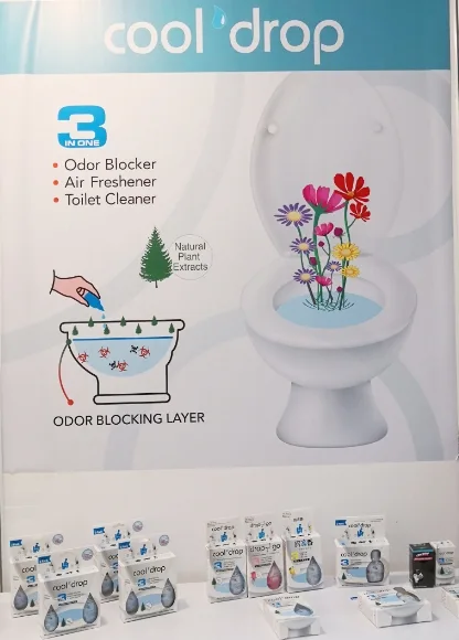 Just a drop / toilet deodorizer/ bathroom odor eliminating drop