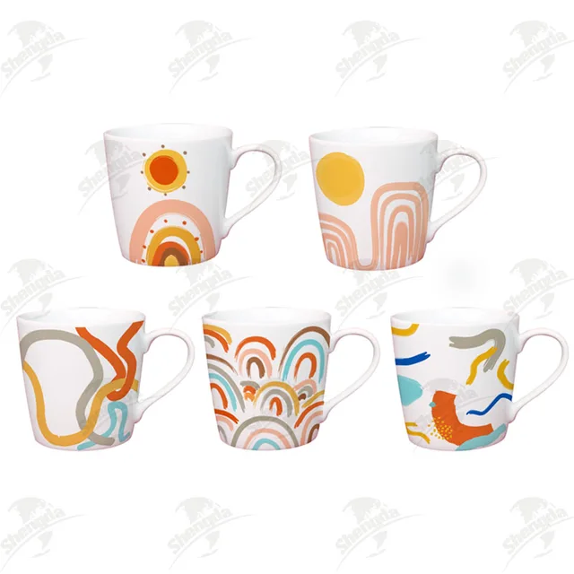 450ml Conical mug with WARM SUNSHINE Collection