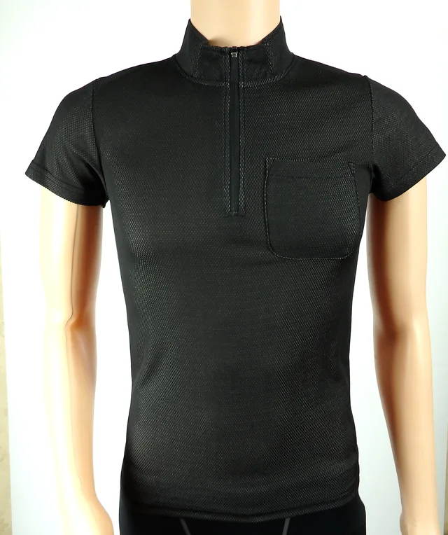 Summer/spring ultra low price double color mesh shirt