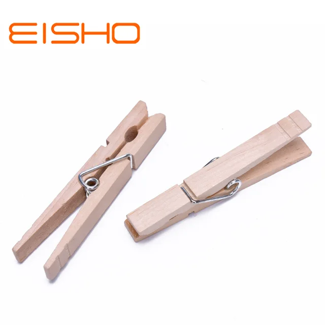 Wooden dolly clothes pegs