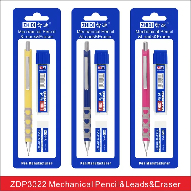 Mechanical Pencil+lead+eraser