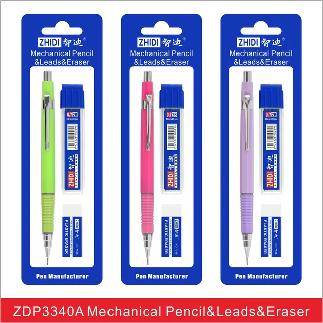 Mechanical Pencil+lead+eraser