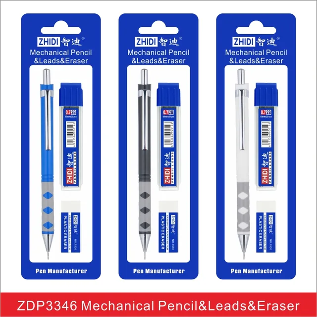 Mechanical Pencil+lead+eraser