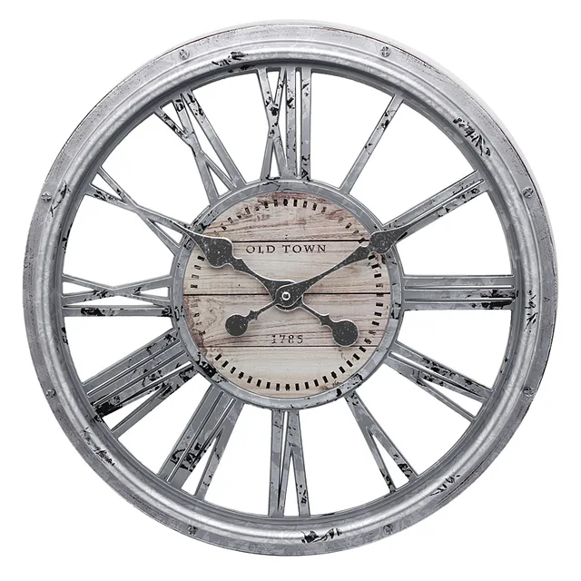Cheap plastic antique wall clock