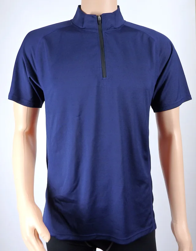 Summer/spring ultra low price navy short sleeve shirt