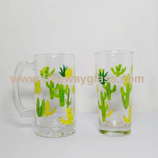 Beer Mug Set with decal