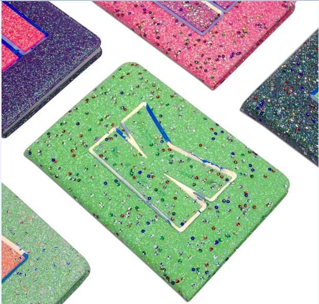 Glitter cover notebook