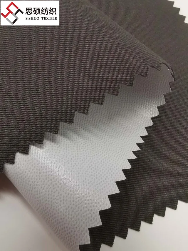 150D twill gabardine laminated TPU film