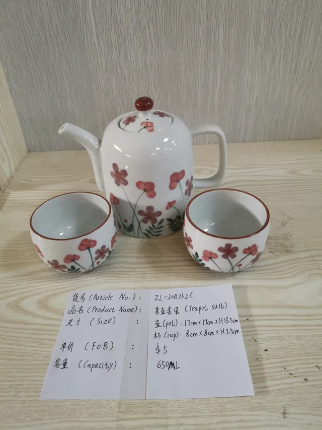 Ceramic tea set