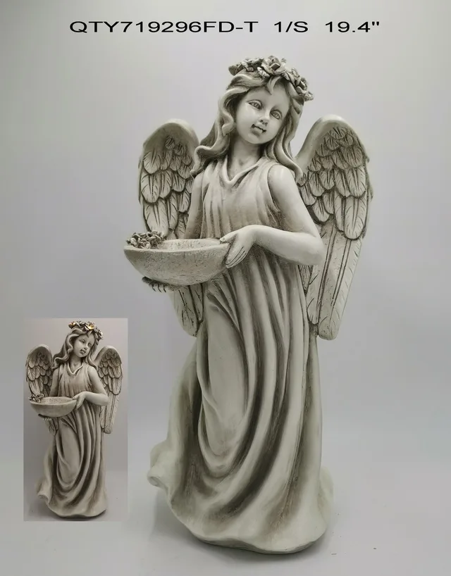 Garden angel with LED