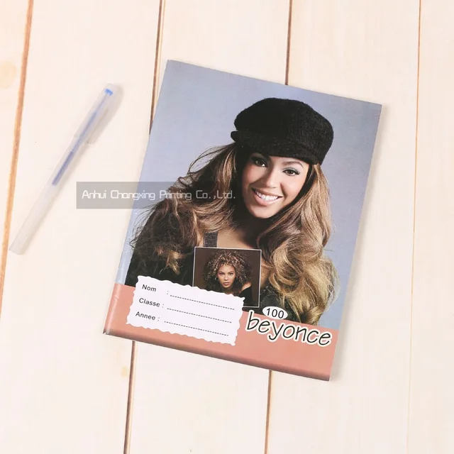 French exercise book with lamination