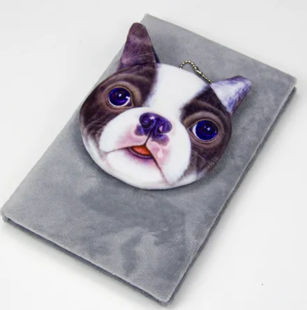 2020 new arrivals Eco-friendly Printed Fruit Animal Cute Pattern Plush Notebook