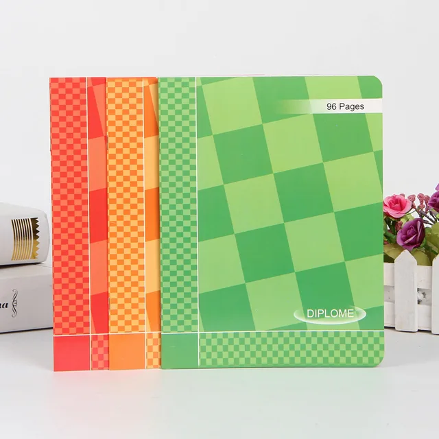Round corner french exercise notebook
