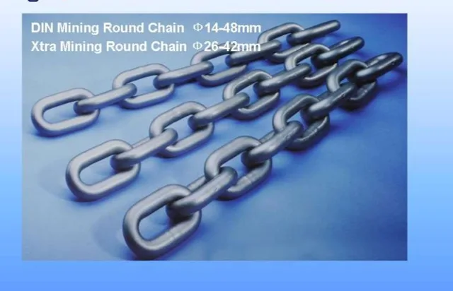 Mining conveyor chain