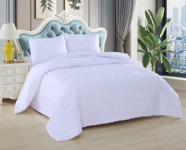 Microfiber seersucker quilt