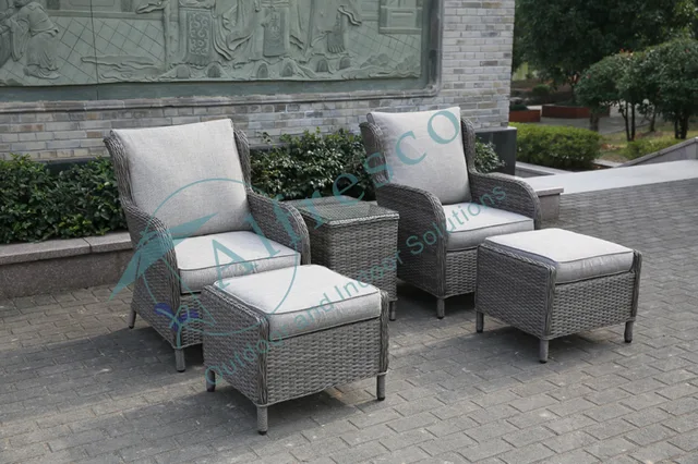 Alum rattan furniture chair sets