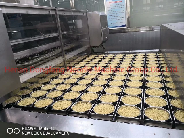 Fried cup noodle production line