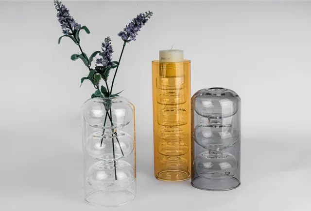 Glass vase, glassware