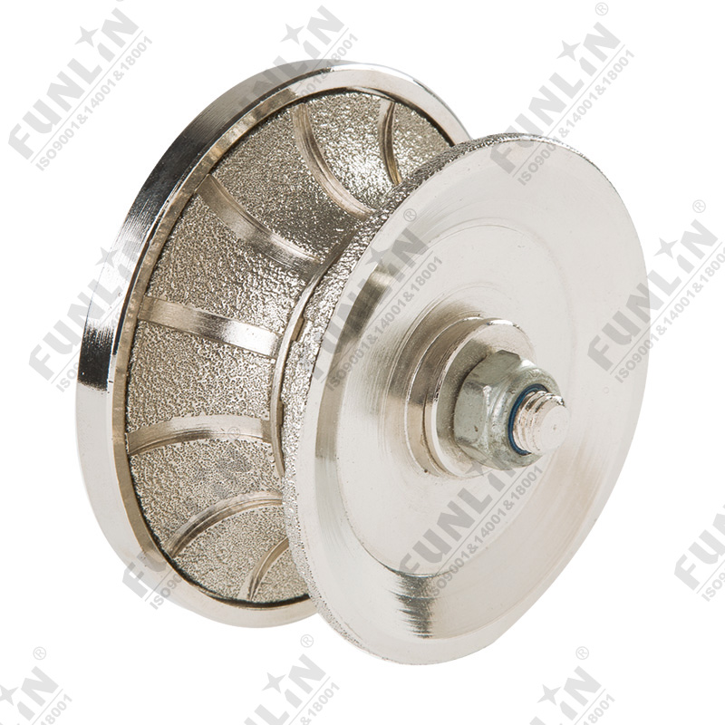 Vacuum brazed diamond profile wheel