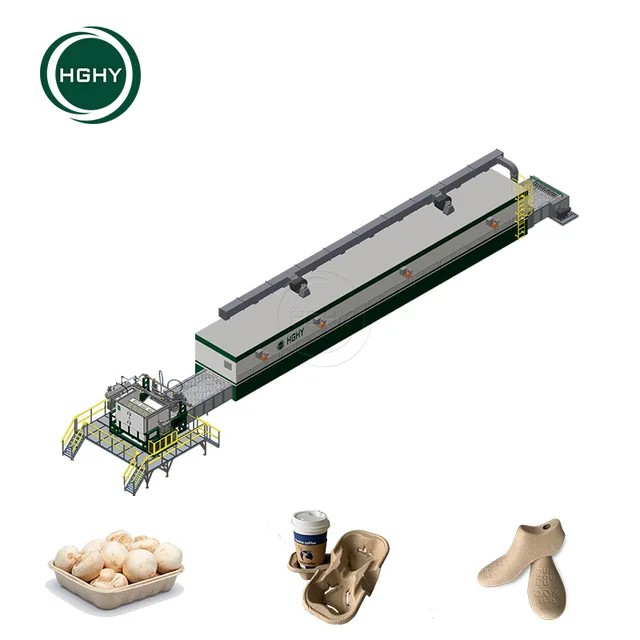 HGHY Pulp Molding Automatic Rotary Pulp Molding Machine