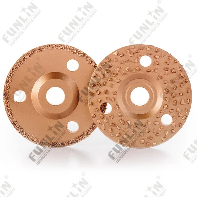 Carbide gritted wheel