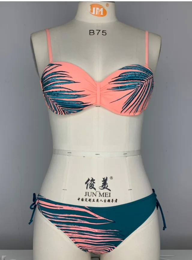Push-up Underwire Booster Top &Hipster Bottom